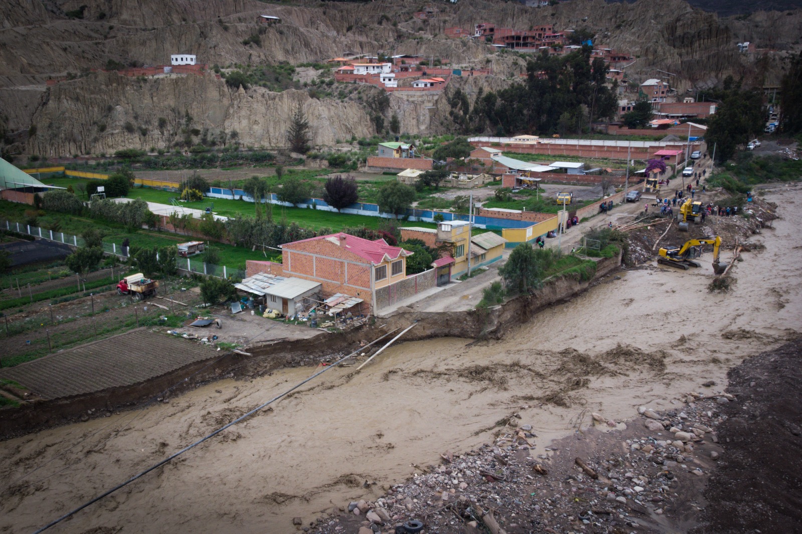 Inundaciones en La Paz